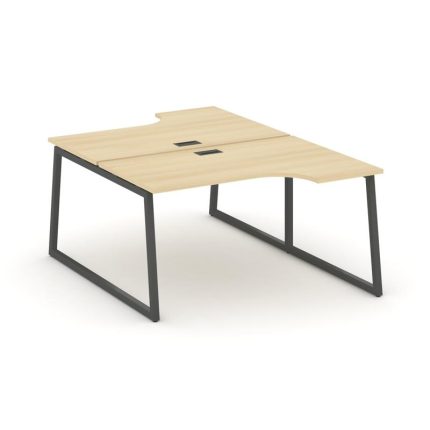 Style Project Рабочая станция эргоном. SN-4T1.DRPA-001 Акация Лорка/Металл Антрацит/Заглушка Пластик