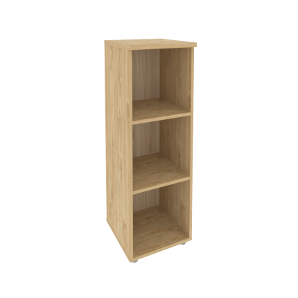 Onix Стеллаж средний узкий O.SU-2 Тиквуд Светлый 400*420*1207