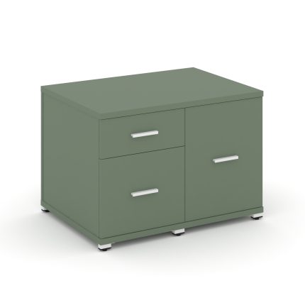 Concept Тумба приставная сервисная CN.TSR-001 W Кобо/Металл Белый 836*600*583