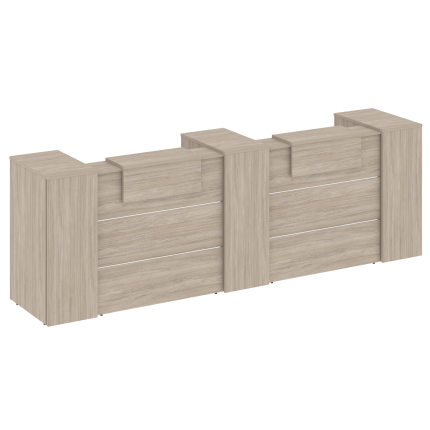 Onix Ресепшн O.R-K-13 Дуб Аттик 3652*766*1187