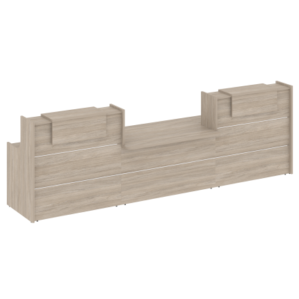 Onix Ресепшн O.R-K-18 Дуб Аттик 3790*766*1187