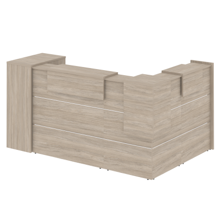 Onix Ресепшн O.R-K-25 Дуб Аттик 2373*1568*1187