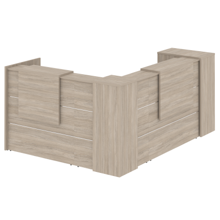 Onix Ресепшн O.R-K-27 Дуб Аттик 1968*2573*1187