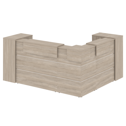 Onix Ресепшн O.R-K-29 Дуб Аттик 2575*2175*1187