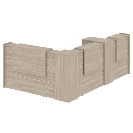 Onix Ресепшн O.R-K-30 Дуб Аттик 2168*3151*1187