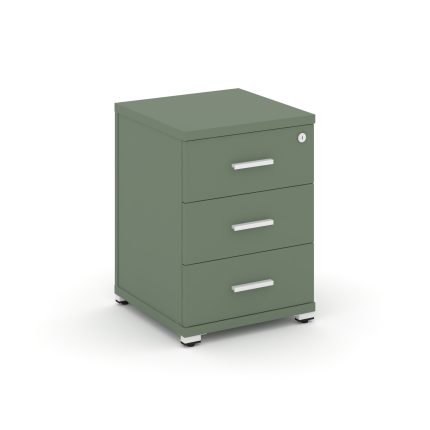 Concept Тумба опорная/приставная 3 ящ. CN.TUO-001 W Кобо/Металл Белый 420*420*583