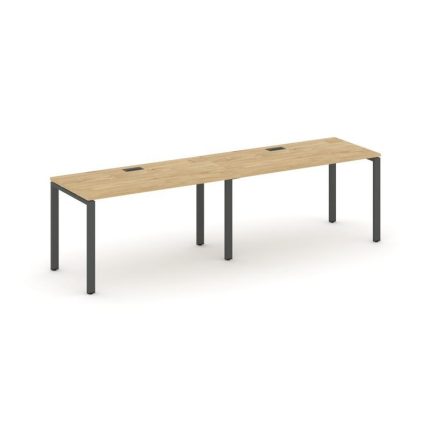 Style Project Рабочая станция 1 сторон. SN-6P.ORS-021 Тиквуд Светлый/Металл Антрацит 1960*800*750