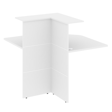 Onix Модуль угловой внутренний высокий левый O.R-MU.VNU (L) Белый Бриллиант 1195*1195*1160