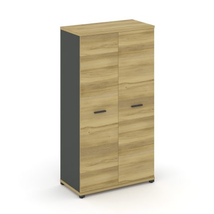 Concept Шкаф 1 широкая секция, 4 ниши CN.STS-416 A Дуб Винченцо/Антрацит/Металл Антрацит 836*420*155