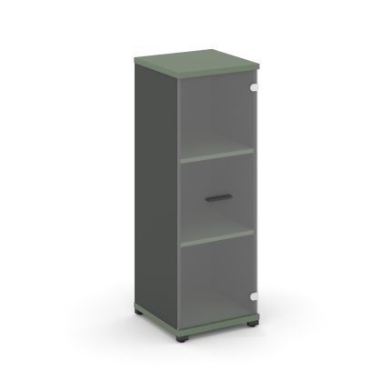 Concept Шкаф 1 узкая секция, 3 ниши CN.STU.E-316 SP A Кобо/Антрацит/Металл Антрацит/Прозрачный 420*4