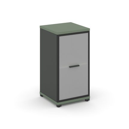 Concept Шкаф 1 узкая секция, 2 ниши CN.STU.E-213 RMB A Кобо/Антрацит/Металл Антрацит/Сатин 420*420*8