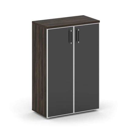 Shift Шкаф средний широкий SK.ST-2.4R black Дуб Мали/Стекло Black 800*420*1207