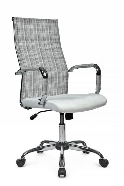 Кресло Art RCH 6017H Серо-белый