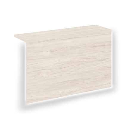 Onix Накладка с подсветкой на 2 модуля прямая высокая O.R-NP.V-78.2.S Денвер Светлый 1100*327*674