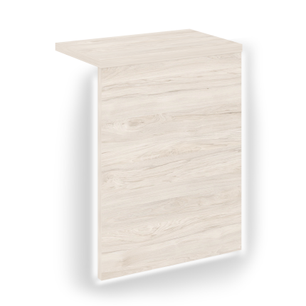 Onix Накладка с подсветкой прямая высокая O.R-NP.V-98.1.S Денвер Светлый 520*327*674