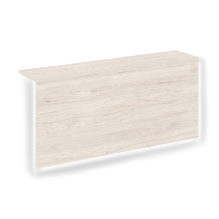 Onix Накладка с подсветкой на 2 модуля прямая высокая O.R-NP.V-98.2.S Денвер Светлый 1500*327*674