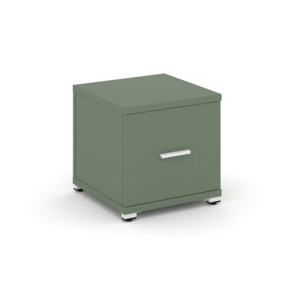 Concept Тумба приставная 1 распаш. фасад CN.TUP-004 W Кобо/Металл Белый 420*420*416