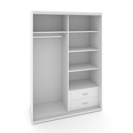 Maris Комплект №1, 2-х секционного шкафа низкого L=1300мм SH.K2-3.2 K1 Белый Бриллиант 1300*600*2006