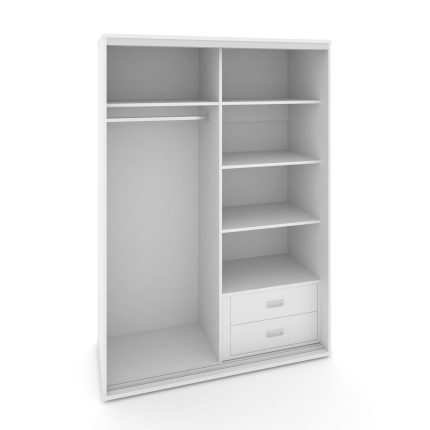 Maris Комплект №1, 2-х секционного шкафа низкого L=1600мм SH.K2-6.2 K1 Белый Бриллиант 1600*600*2006