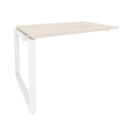 Onix Наборный элемент рабочей станции на О-образном м/к O.MO-1.NRS-2.8 Денвер Светлый/Металл Белый 1