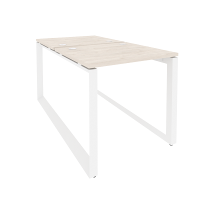 Onix Рабочая станция на О-образном м/к O.MO-D.RS-2.0.7 Денвер Светлый/Металл Белый 780*1475*750