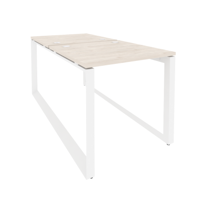 Onix Рабочая станция на О-образном м/к O.MO-D.RS-2.0.8 Денвер Светлый/Металл Белый 780*1635*750