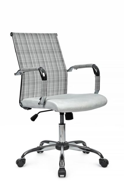 Кресло Art RCH 6017M Серо-белый