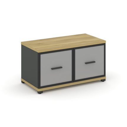 Concept Шкаф 1 широкая секция, 1 ниша CN.STS-113 RMB A Дуб Винченцо/Антрацит/Металл Антрацит/Сатин 8