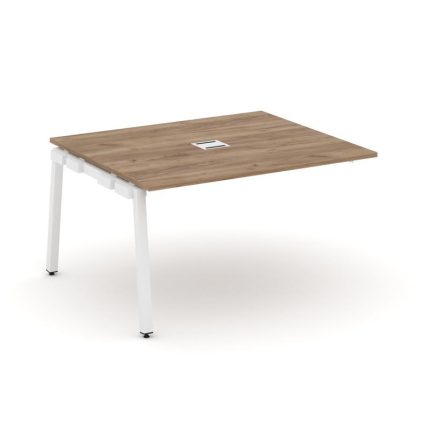 Style Project Проходной наб. элем. перег. стола SN-5A.NSPRG-033 Дуб Табак/Металл Белый 1380*1180*750