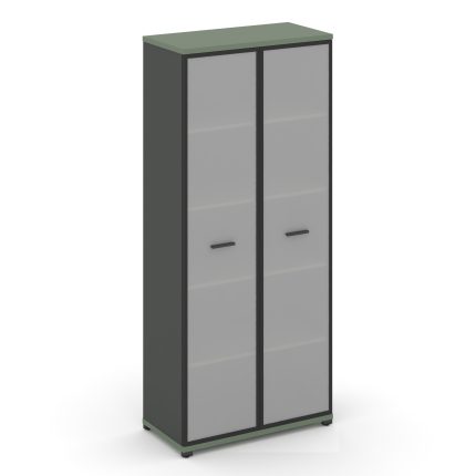 Concept Шкаф 1 широкая секция, 5 ниш CN.STS.E-518 RMB A Кобо/Антрацит/Металл Антрацит/Сатин 836*420*