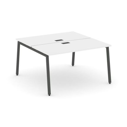 Style Project Рабочая станция 2-х сторон. SN-4A.DRS-011 Белый/Металл Антрацит 980*1432*750