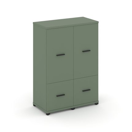 Concept Шкаф 2 узкие секции, 3 ниши CN.STU-322 B Кобо/Металл Черный 836*420*1186