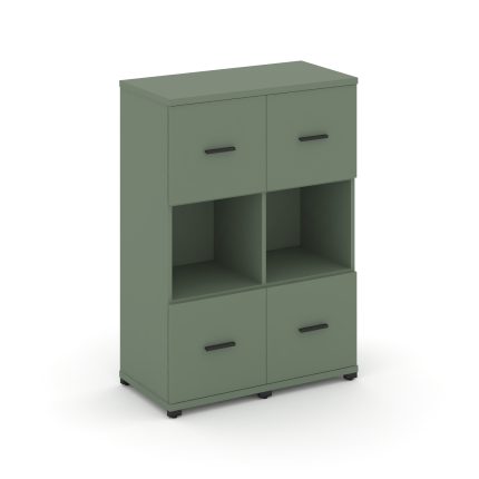 Concept Шкаф 2 узкие секции, 3 ниши CN.STU-325 B Кобо/Металл Черный 836*420*1186