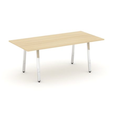 Style Project Direct Lux Стол переговорный M-SN-6A.SPRG-198.3 Акация Лорка/Нержавеющая Сталь/Хром 19