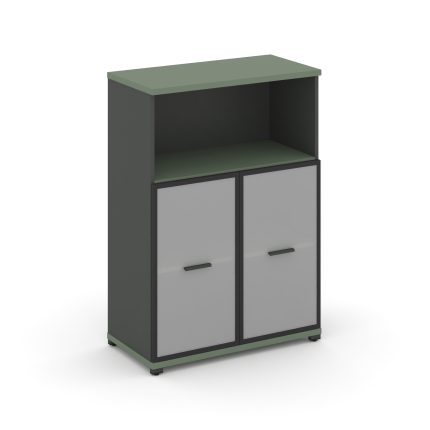 Concept Шкаф 1 широкая секция, 3 ниши CN.STS.E-313 RMB A Кобо/Антрацит/Металл Антрацит/Сатин 836*420