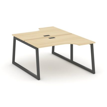 Style Project Рабочая станция эргоном. SN-5T1.DRPA-012 Акация Лорка/Металл Антрацит/Заглушка Пластик