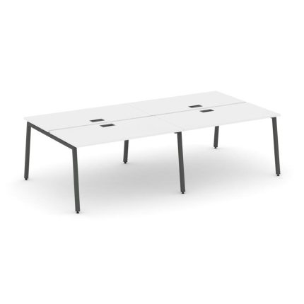 Style Project Рабочая станция 2-х сторон. SN-4A.DRS-051 Белый/Металл Антрацит 1960*1632*750