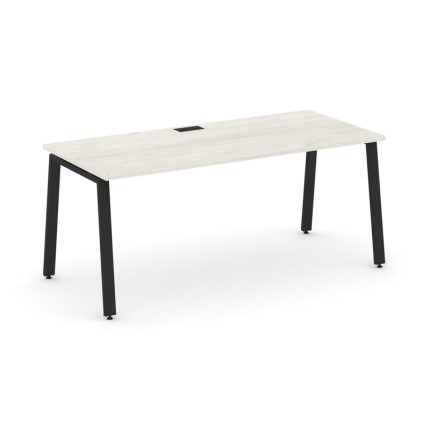 Style Project Direct Стол письменный SN-6A.SR-024.M Дуб Наварра/Металл Черный/Заглушка Металл Черный
