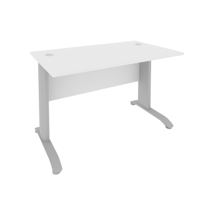 Riva Metal-L Стол письменный ПЛ.СП-2 Белый/Металл Серый 1200*720*750