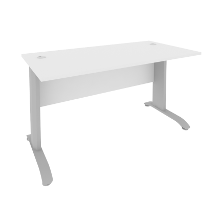 Riva Metal-L Стол письменный ПЛ.СП-3 Белый/Металл Серый 1400*720*750