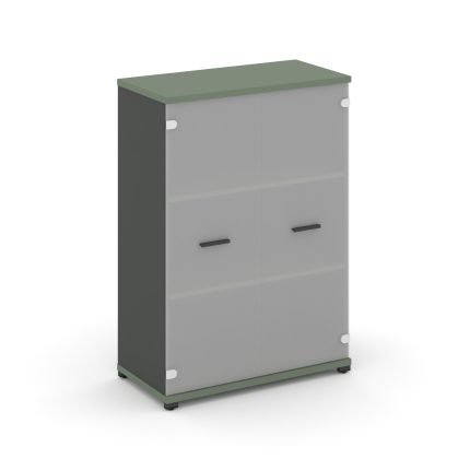 Concept Шкаф 1 широкая секция, 3 ниши CN.STS.E-316 SM A Кобо/Антрацит/Металл Антрацит/Сатин 836*420*