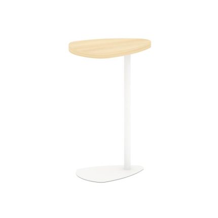 Asti Стол журнальный (треугольный) AS.SJ-001 Акация Лорка/Металл Белый 410*305*670