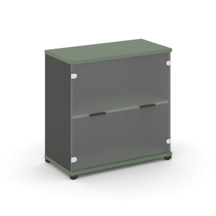 Concept Шкаф 1 широкая секция, 2 ниши CN.STS.E-213 SP A Кобо/Антрацит/Металл Антрацит/Прозрачный 836