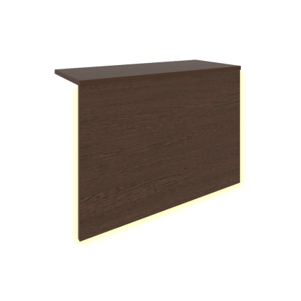 Style Накладка с подсветкой (для Л.МП-3) Л.Н-3С Венге Цаво 760*321*536