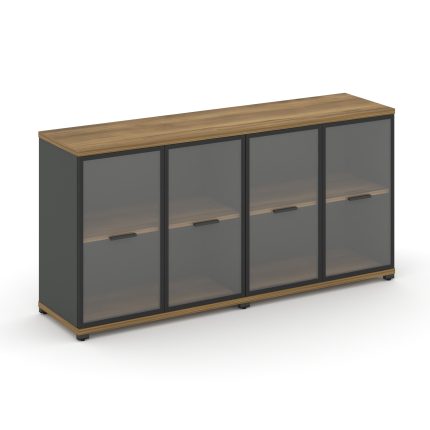 Concept Шкаф 2 широкие секции, 2 нишии CN.STS-223 RPB A Сандал Янтарный/Антрацит/Металл Антрацит/Про