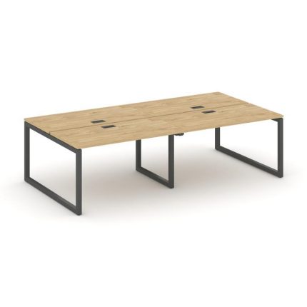 Style Project Рабочая станция 2-х сторон. SN-5O.DRS-031 Тиквуд Светлый/Металл Антрацит 1960*1232*750