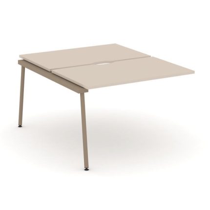 Estetica Двойной наборный элемент рабочей станциии ES.2.NRS-2-VK Капучино/Металл Латте 1180*1500*750