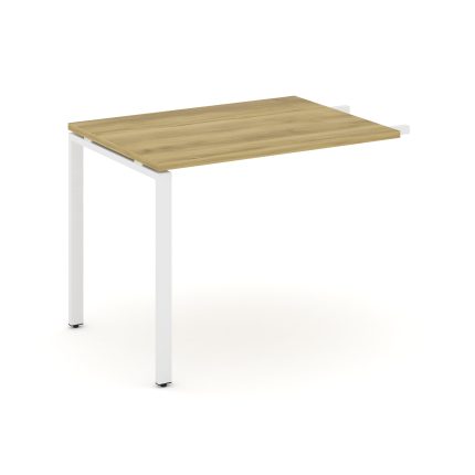 Concept Брифинг-приставка CN.BR-001 Дуб Винченцо/Металл Белый 980*720*750