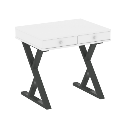 Home Office Стол письменный VR.SP-1-79.M Белый Бриллиант/Металл Антрацит 794*600*750