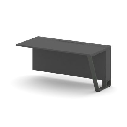 Steel Meet Завершающий модуль KDK-PR.B.SPZO-16(R) Антрацит/Металл Антрацит 1600*800*750